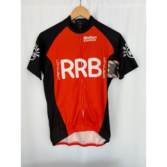 New CCN Sport "RRB Cycles" Cycling Jersey, Women's Sz Large - Picture 1 of 4